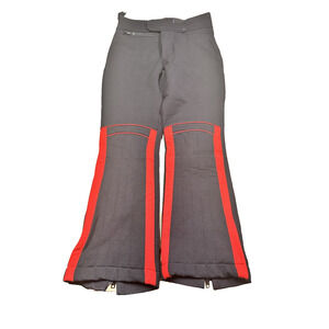 AFRC Ski Pants Mens Black & Red Accent Regular 30 USA Made